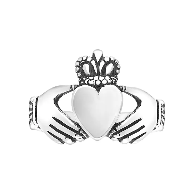 Sterling Silver Claddagh Ring sold by Jura Watches product image thumbnail 2