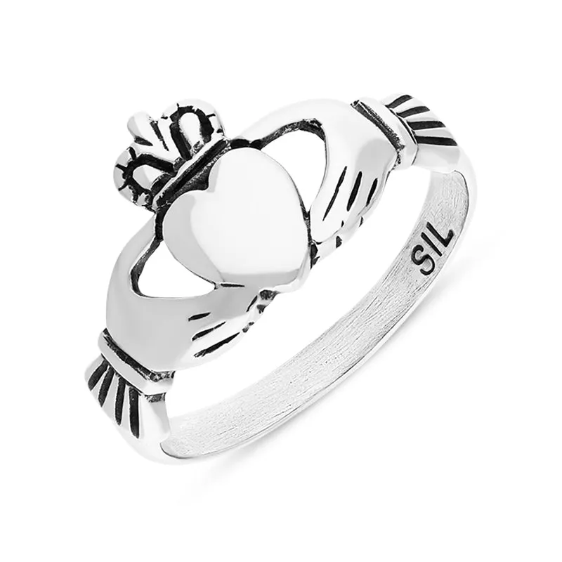 Sterling Silver Claddagh Ring sold by Jura Watches