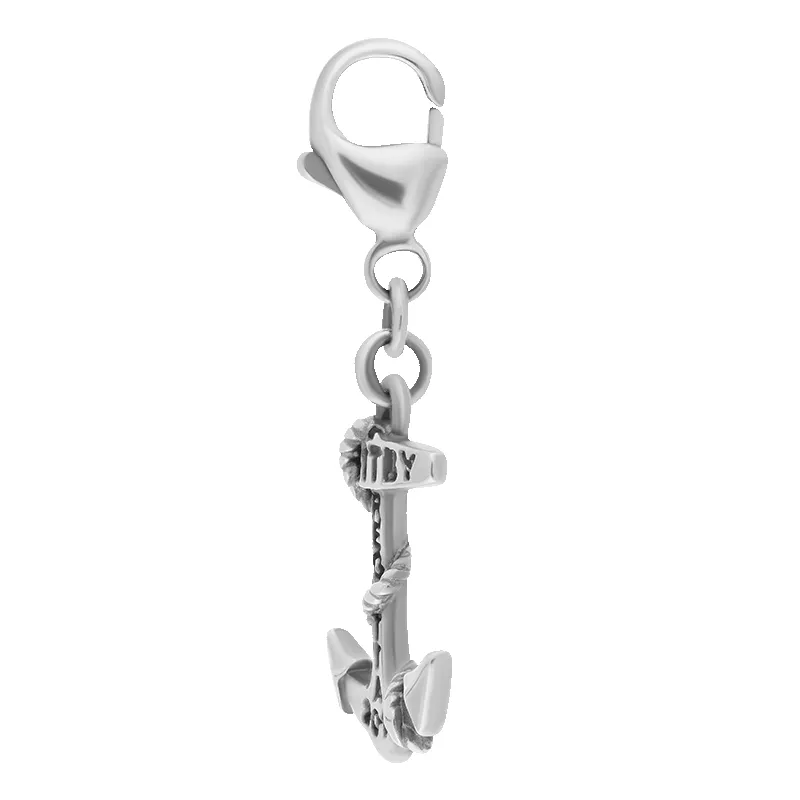 Sterling Silver Whitby Regatta Anchor Charm sold by Jura Watches product image thumbnail 3