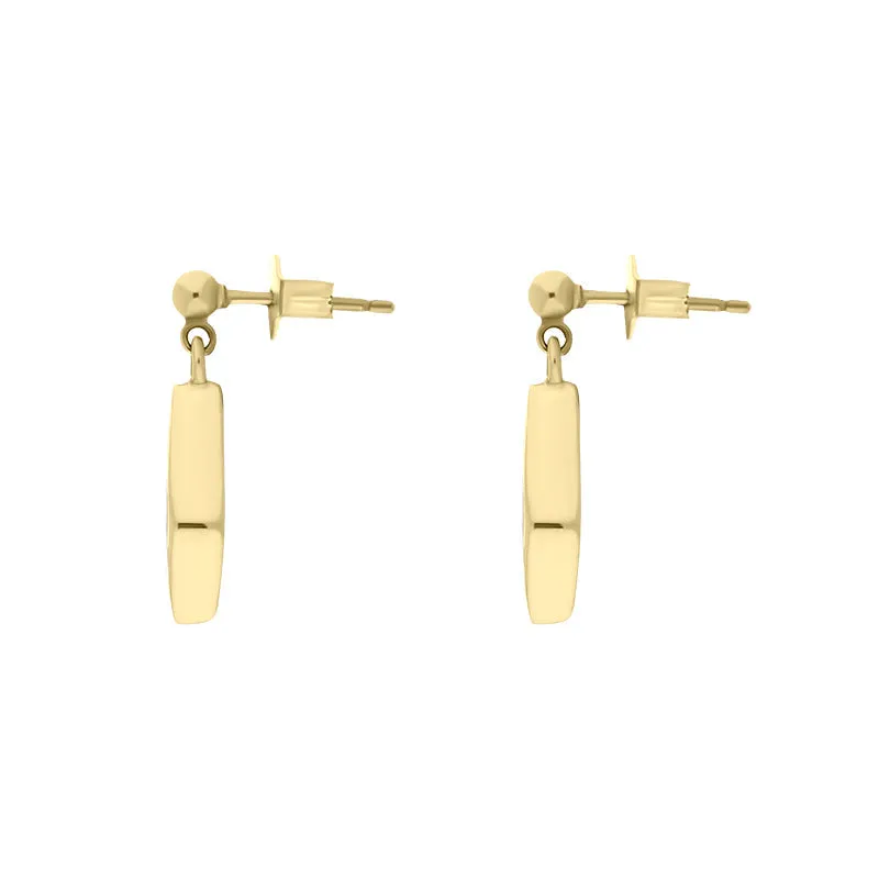 18ct Yellow Gold Coquina Dinky Diamond Drop Earrings sold by Jura Watches product image thumbnail 2