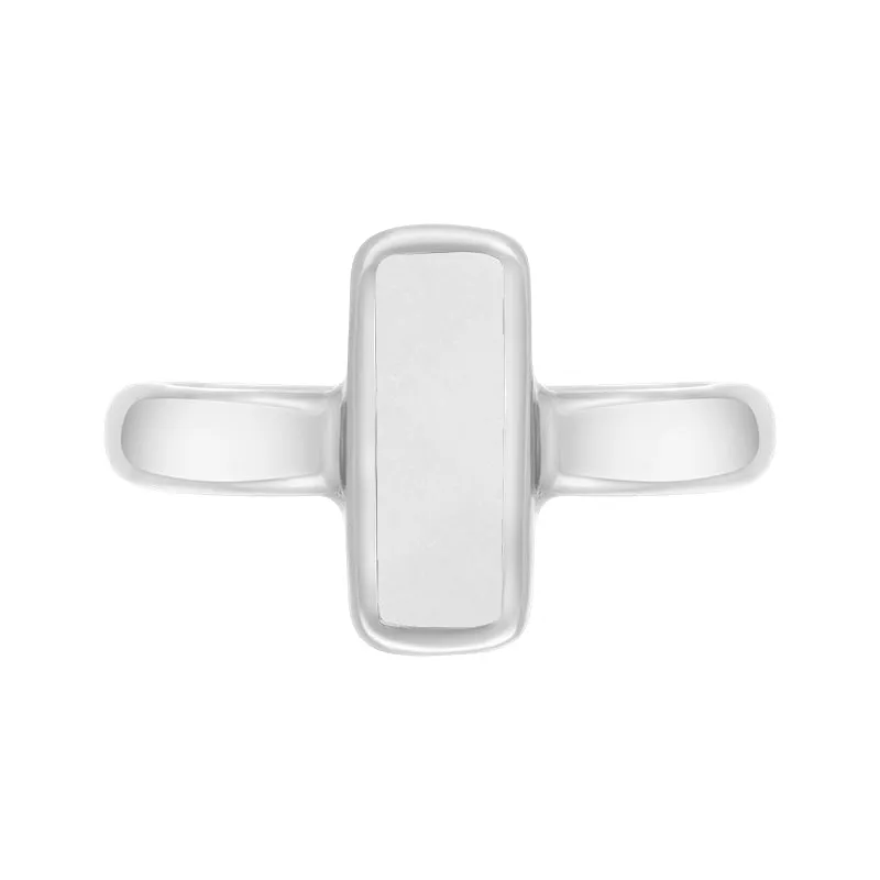 Sterling Silver Bauxite Dinky Oblong Ring sold by Jura Watches product image thumbnail 2