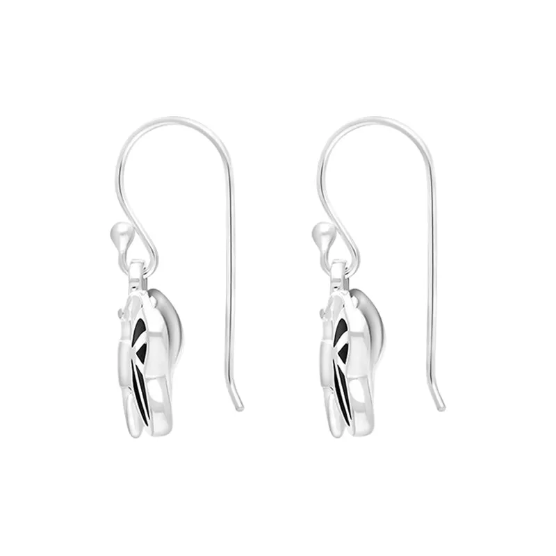 Sterling Silver Whitby Jet Butterfly Earrings sold by Jura Watches product image thumbnail 2