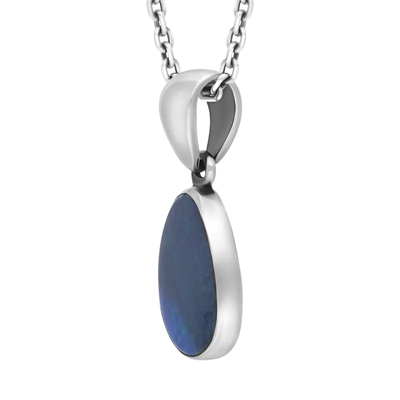 Sterling Silver Opal Doublet Abstract Necklace D sold by Jura Watches product image thumbnail 2
