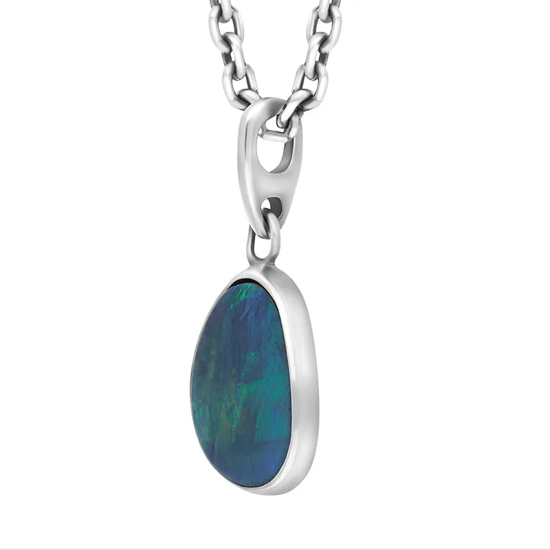 Sterling Silver Opal Doublet Abstract Necklace D sold by Jura Watches product image thumbnail 2