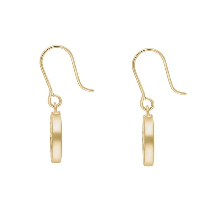 9ct Yellow Gold Amber Round Tree of Life Drop Earrings sold by Jura Watches product image thumbnail 2