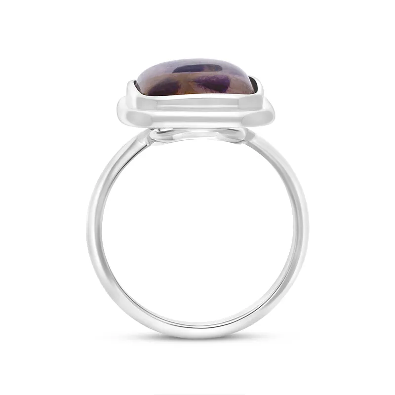 Sterling Silver Blue John Abstract Doublet Ring D sold by Jura Watches product image thumbnail 3