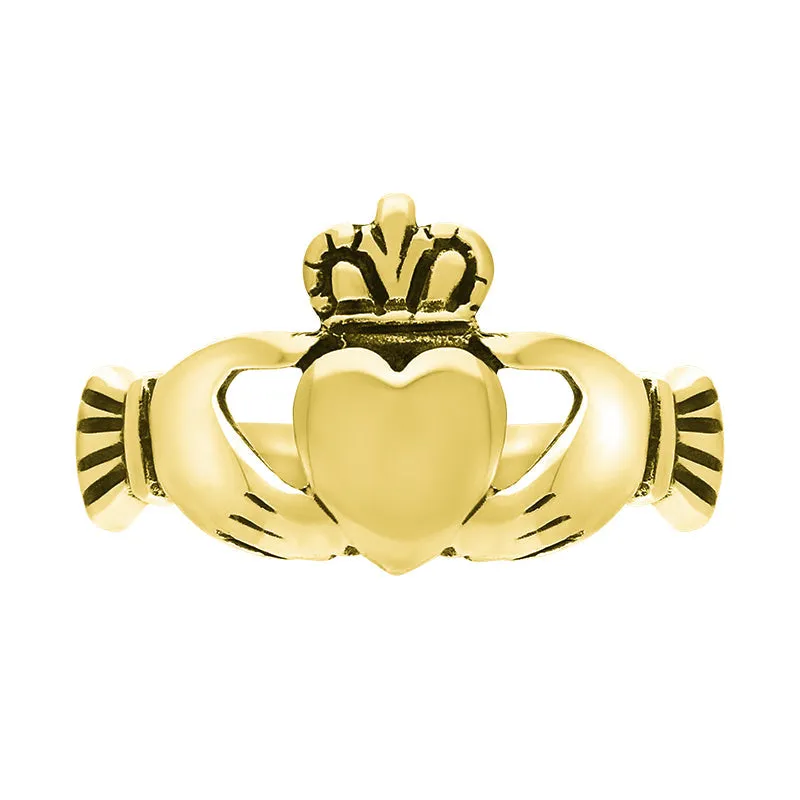 18ct Yellow Gold Claddagh Ring sold by Jura Watches product image thumbnail 3
