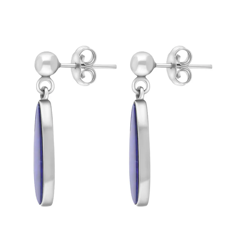 Sterling Silver Abstract Opal Doublet Drop Earrings D sold by Jura Watches product image thumbnail 2