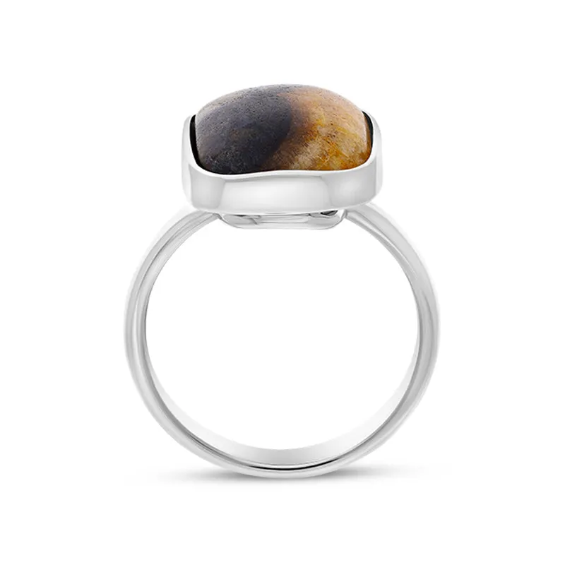 Sterling Silver Blue John Abstract Oval Ring D sold by Jura Watches product image thumbnail 3