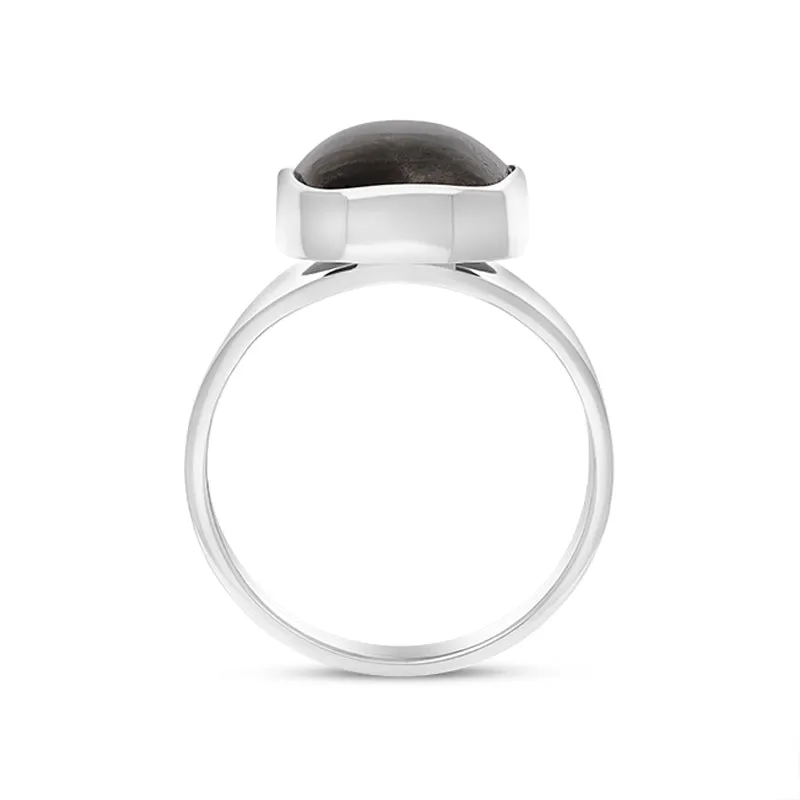 Sterling Silver Blue John Abstract Rectangle Ring D sold by Jura Watches product image thumbnail 3