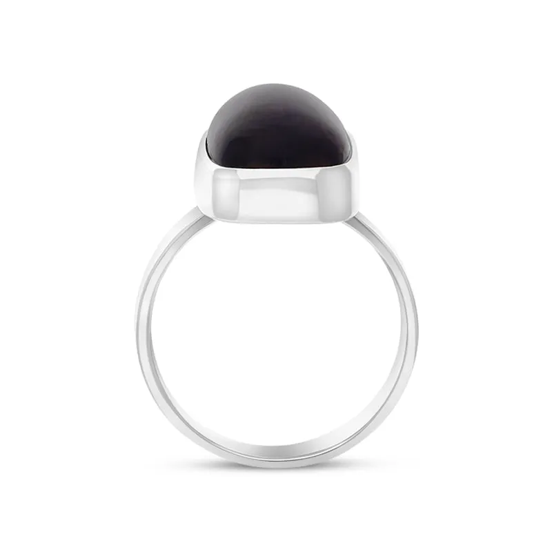 Sterling Silver Blue John Abstract Oval Shaped Ring D sold by Jura Watches product image thumbnail 3