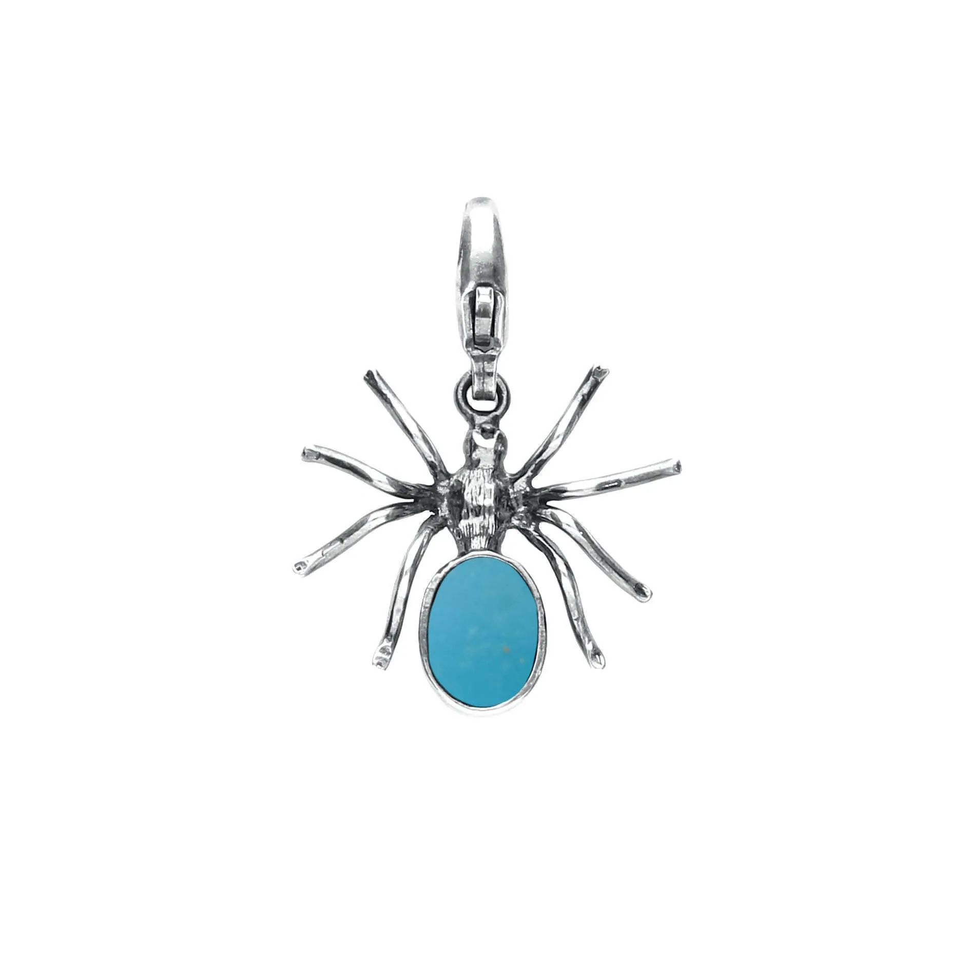 Sterling Silver Turquoise Spider Clip Charm sold by Jura Watches