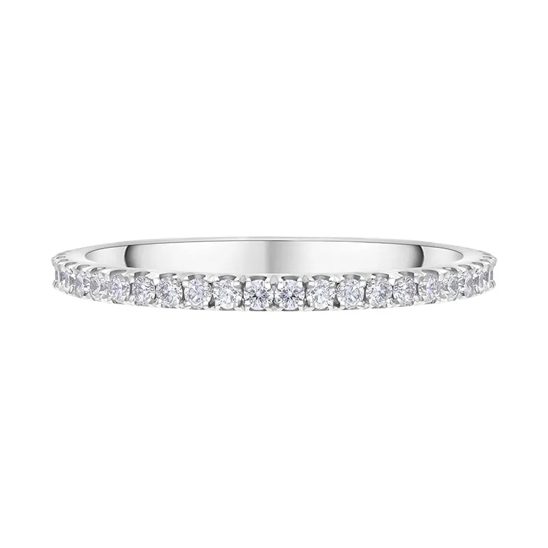 Platinum 0.30ct Diamond Brilliant Cut 3/4 Eternity Ring D sold by Jura Watches product image thumbnail 2