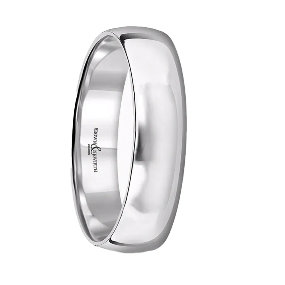 Platinum 5mm Wedding Band sold by Jura Watches