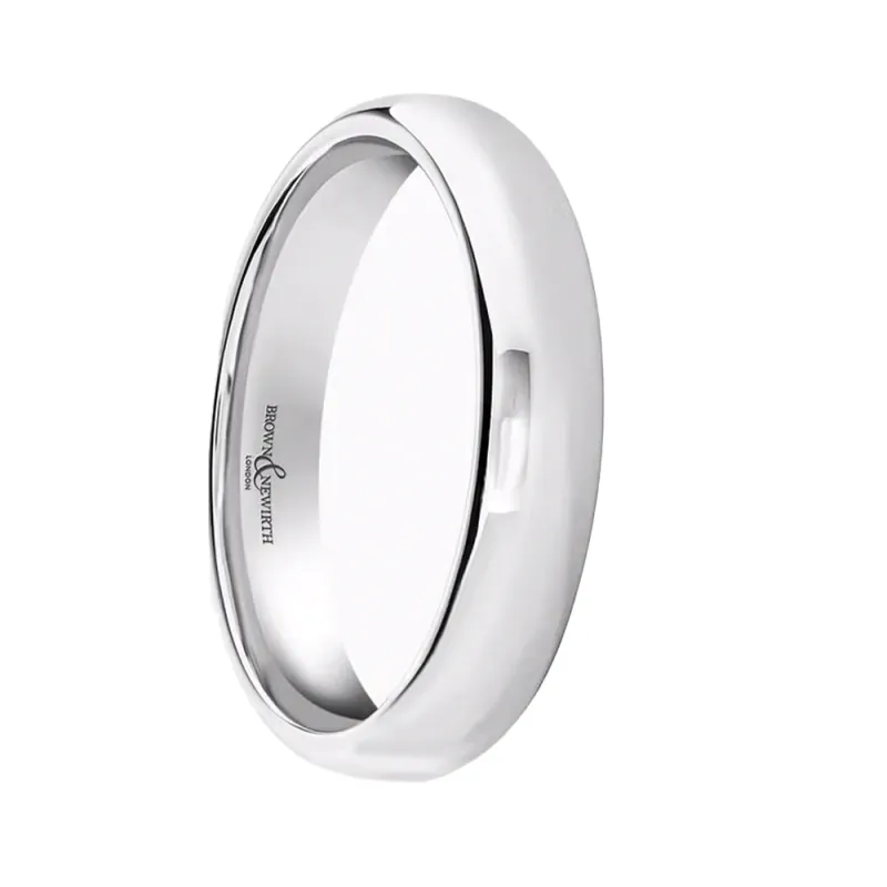 Platinum 4mm Wedding Ring sold by Jura Watches