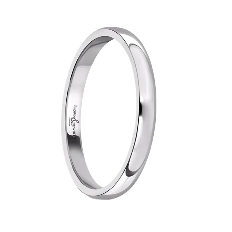 Platinum 2.5mm Wedding Ring sold by Jura Watches