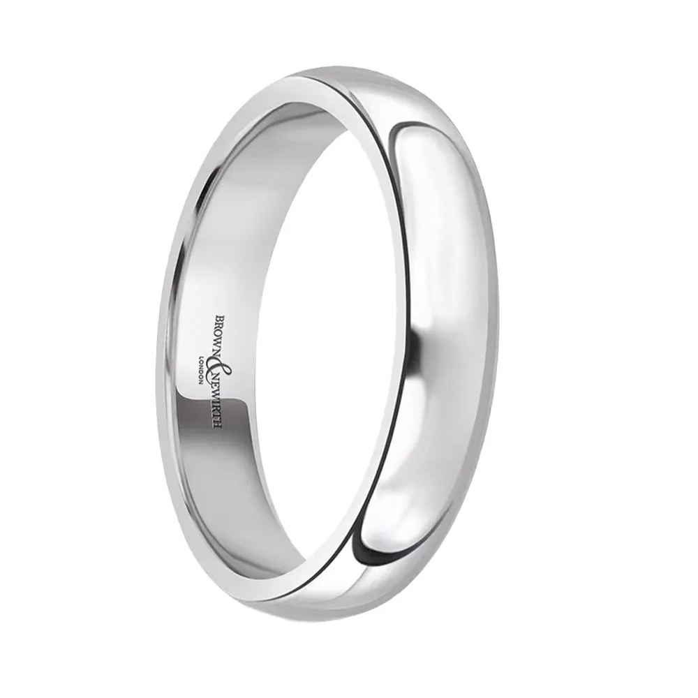 Platinum 4mm Wedding Band sold by Jura Watches