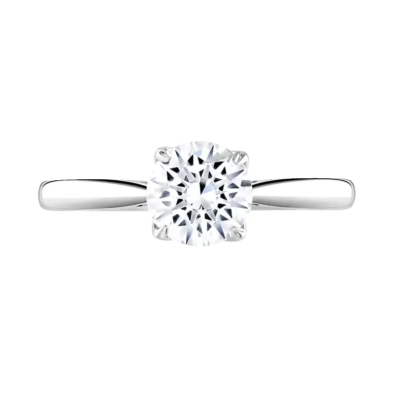 Platinum 1ct Round Brilliant Cut Laboratory Grown Diamond Solitaire sold by Jura Watches