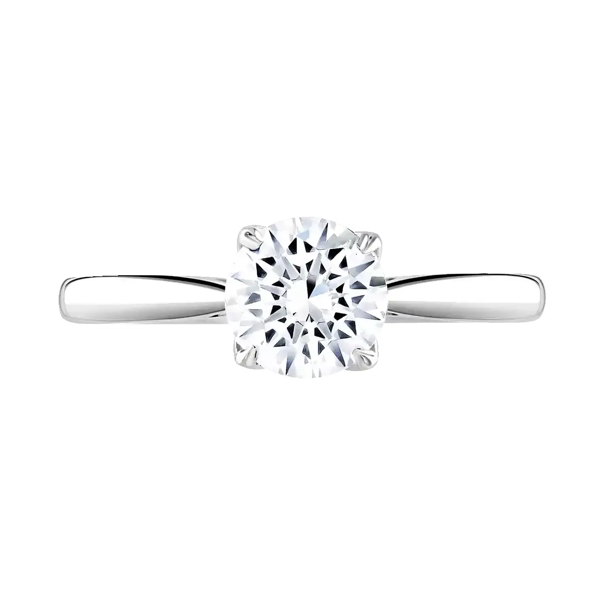 Platinum 3ct Round Brilliant Cut Laboratory Grown Diamond Solitaire sold by Jura Watches