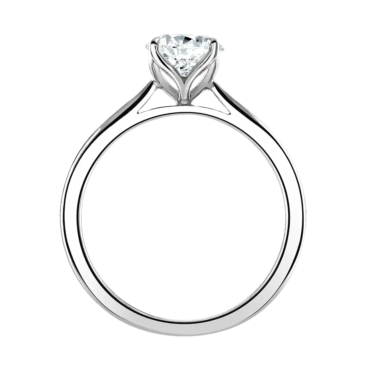Platinum 3ct Round Brilliant Cut Laboratory Grown Diamond Solitaire sold by Jura Watches product image thumbnail 3