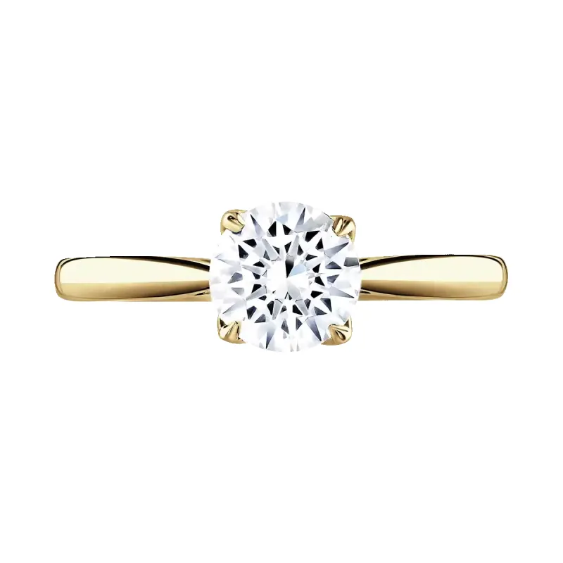 18ct Yellow Gold 3ct Round Brilliant Cut Laboratory Grown Diamond Solitaire sold by Jura Watches