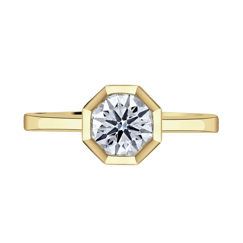 18ct Yellow Gold 1ct Lab Grown Diamond Ring sold by Jura Watches