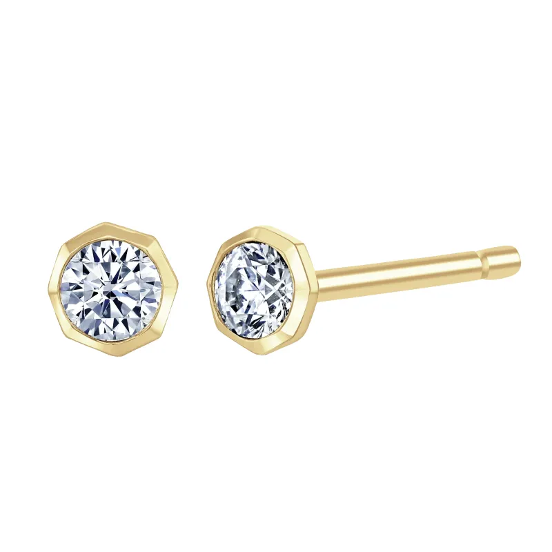18ct Yellow Gold 1ct Total Lab Grown Diamond Studs sold by Jura Watches