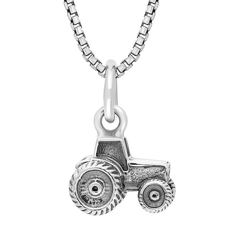 Sterling Silver Little Tractor Pendant D sold by Jura Watches