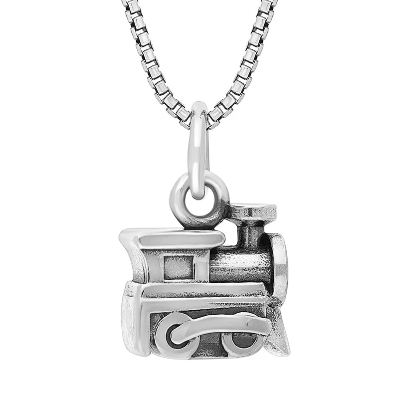 Sterling Silver Train Pendant D sold by Jura Watches