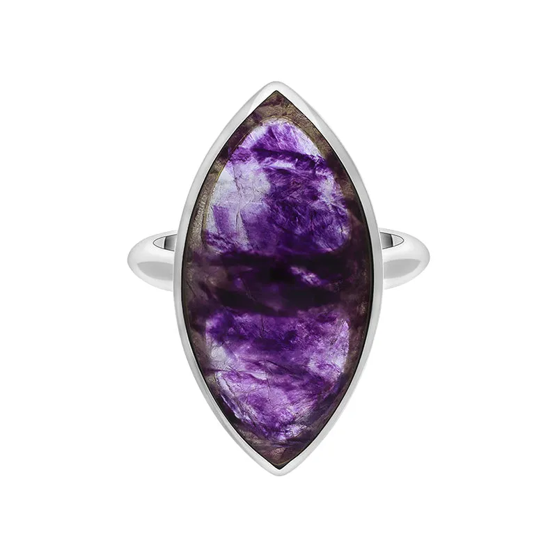 Sterling Silver Blue John Marquise Ring sold by Jura Watches product image thumbnail 2