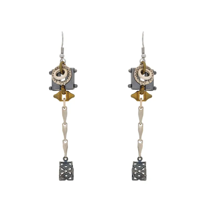 Valkyrie Vintage Chain Drop Earrings sold by Jura Watches