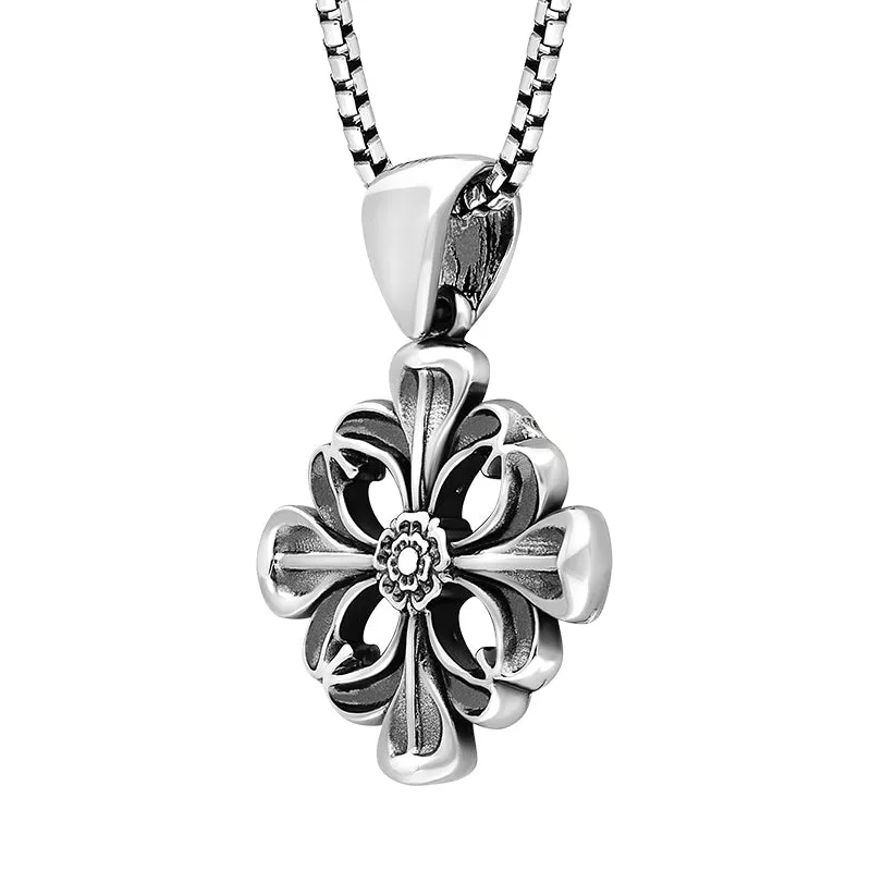 Sterling Silver York Minster Cross Pendant sold by Jura Watches product image thumbnail 2