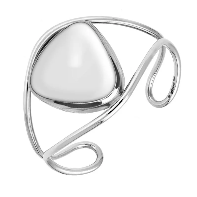 Sterling Silver Bauxite Unique Bangle sold by Jura Watches