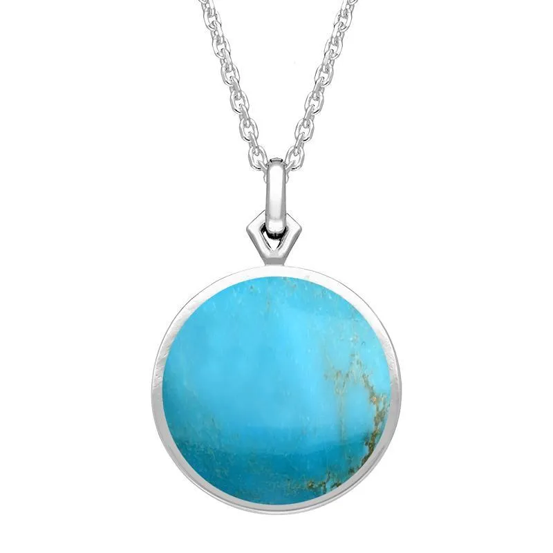 Sterling Silver Turquoise Flore Filigree Necklace sold by Jura Watches product image thumbnail 2
