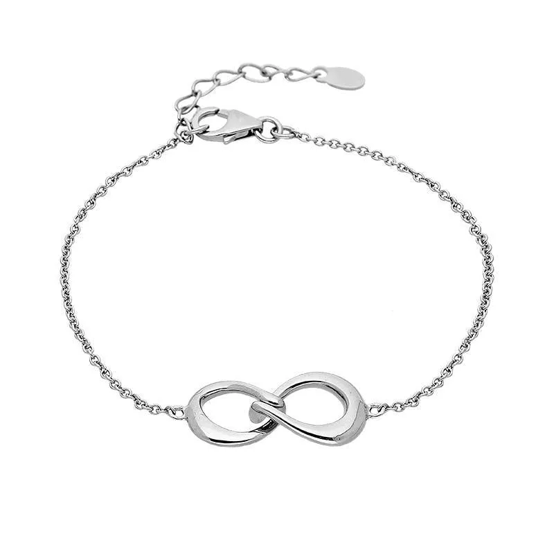 Sterling Silver Infinity Link Bracelet sold by Jura Watches