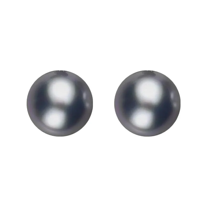 Sterling Silver 5mm Black Freshwater Pearl Stud Earrings sold by Jura Watches