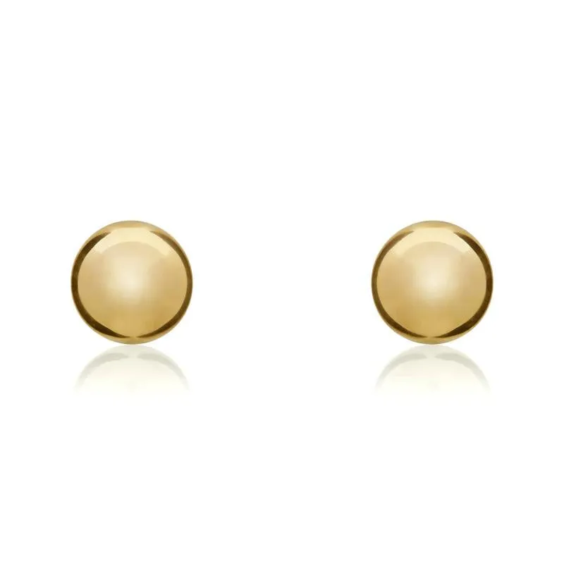 9ct Yellow Gold 8mm Ball Stud Earrings sold by Jura Watches