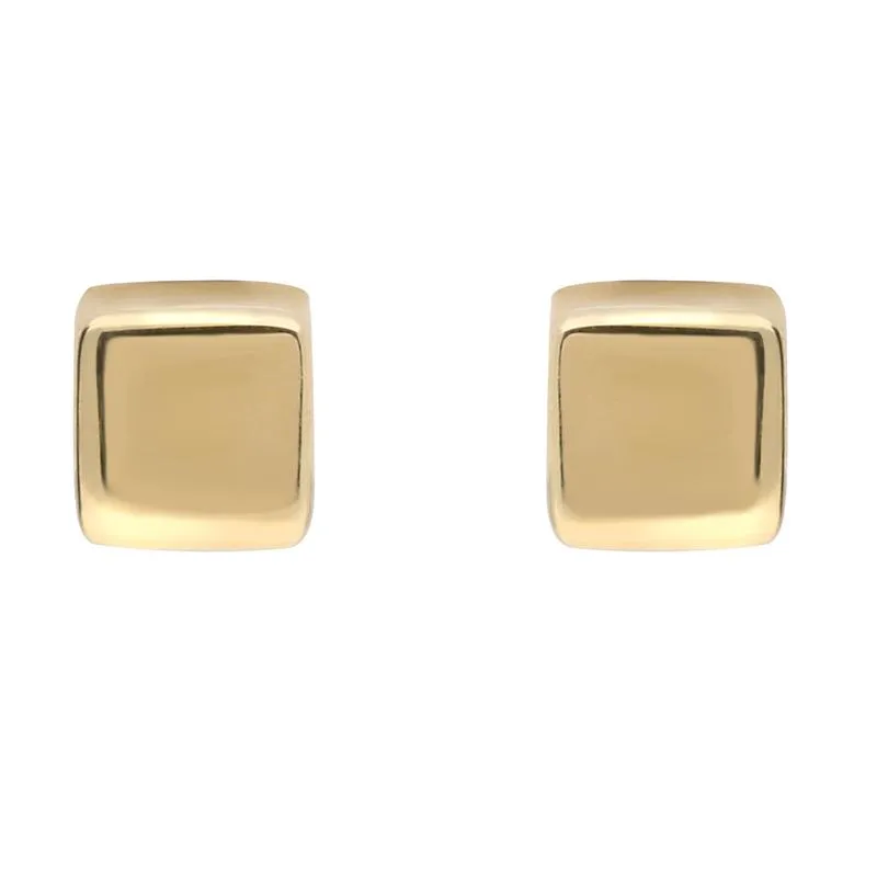9ct Yellow Gold 3mm Cube Stud Earrings sold by Jura Watches