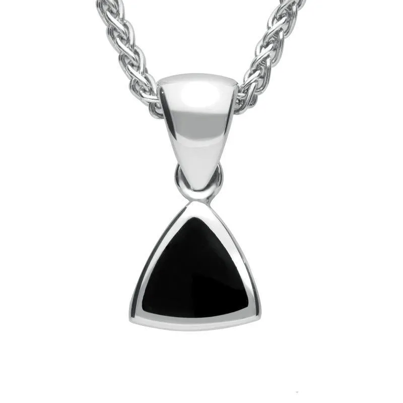 Sterling Silver Whitby Jet Triangular Four Piece Set sold by Jura Watches product image thumbnail 4