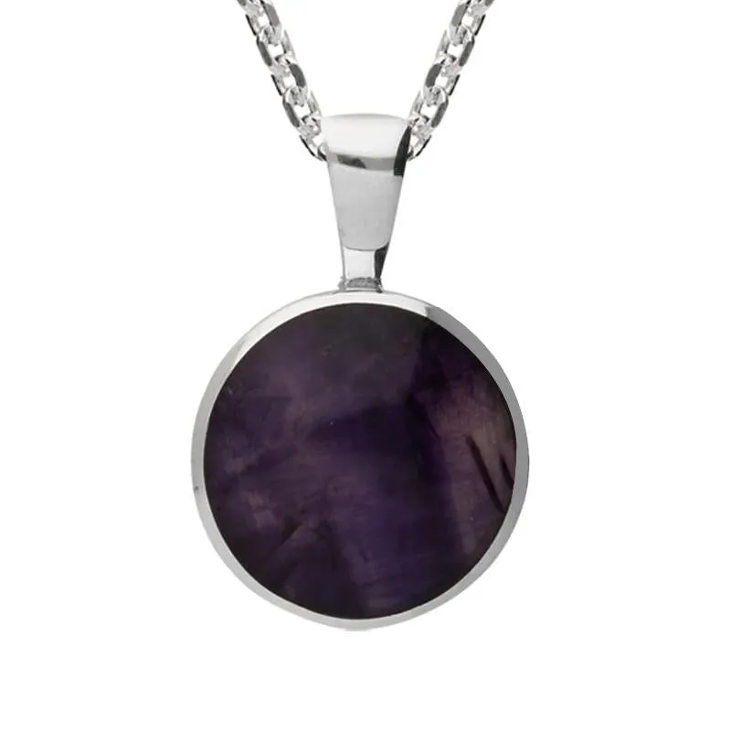 Sterling Silver Blue John Round Four Piece Set sold by Jura Watches product image thumbnail 4