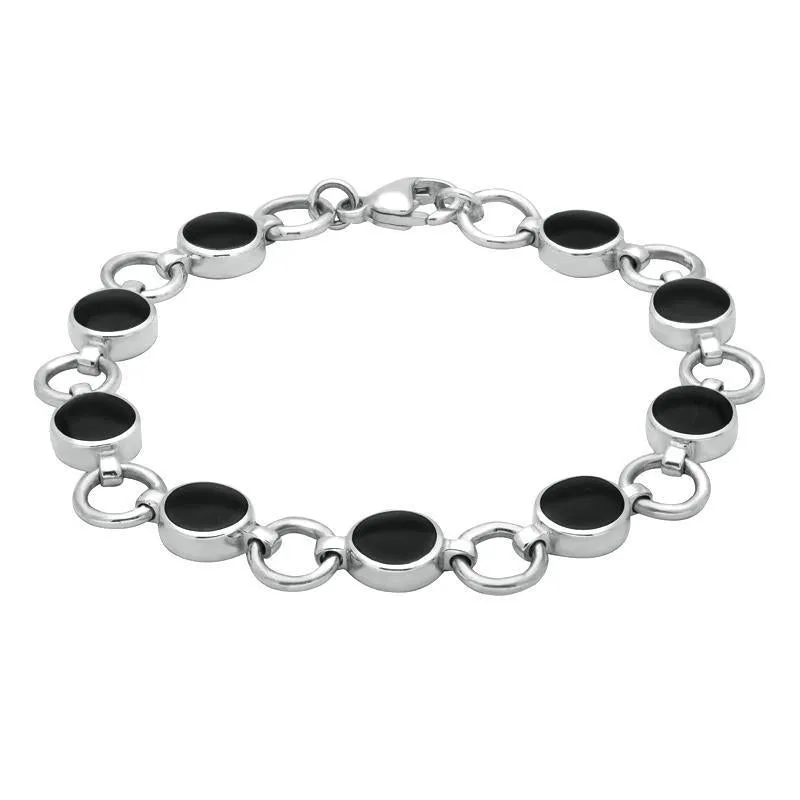 Sterling Silver Whitby Jet Round Four Piece Set sold by Jura Watches product image thumbnail 5