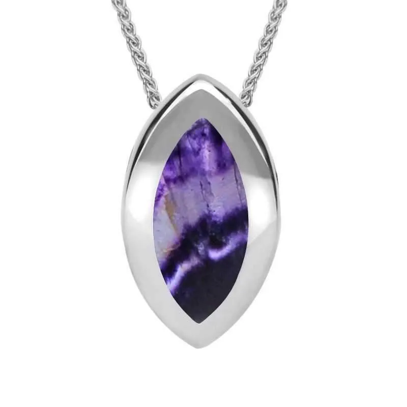 Sterling Silver Blue John Marquise Four Piece Set sold by Jura Watches product image thumbnail 4