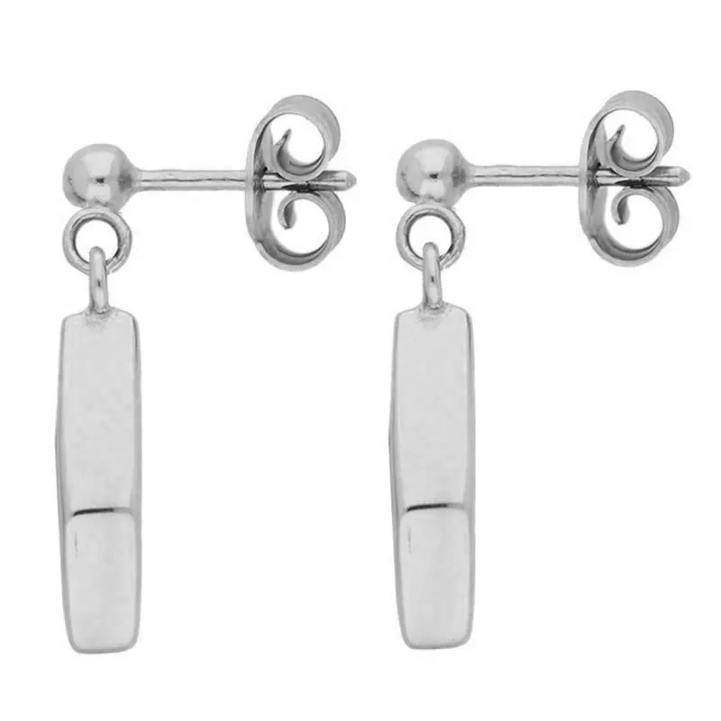 Sterling Silver Lapis Lazuli Dinky Diamond Drop Earrings sold by Jura Watches product image thumbnail 2