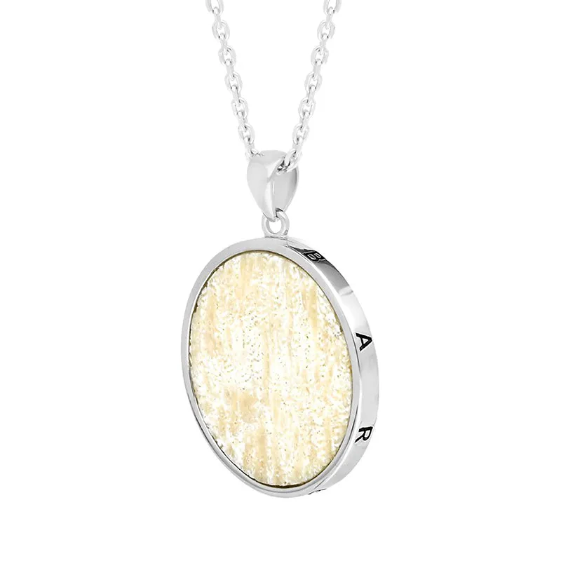 Sterling Silver Coquina 24mm Barbados Disc Necklace sold by Jura Watches product image thumbnail 4