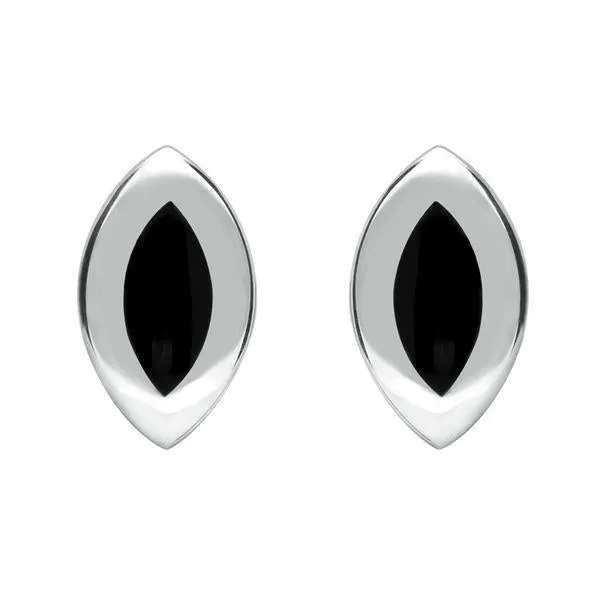 Sterling Silver Whitby Jet Marquise Two Piece Set sold by Jura Watches product image thumbnail 3