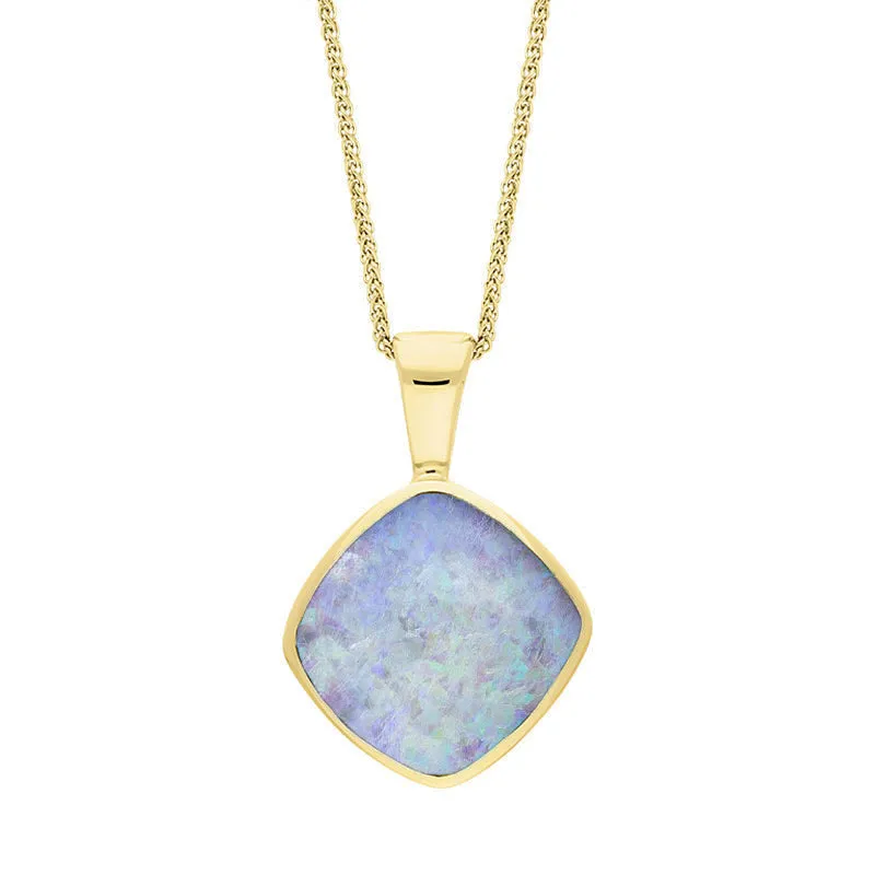 9ct Yellow Gold Opal Pendant Necklace sold by Jura Watches