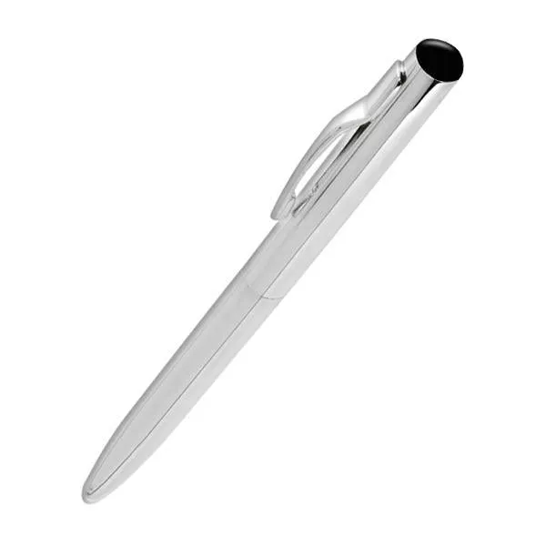 Sterling Silver Whitby Jet Ball Point Pen sold by Jura Watches