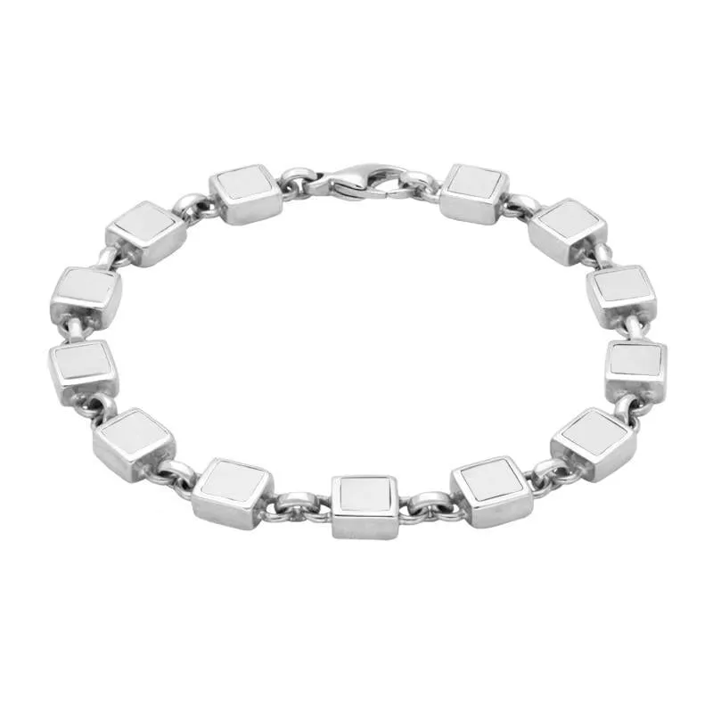 Sterling Silver Bauxite Square Bracelet sold by Jura Watches