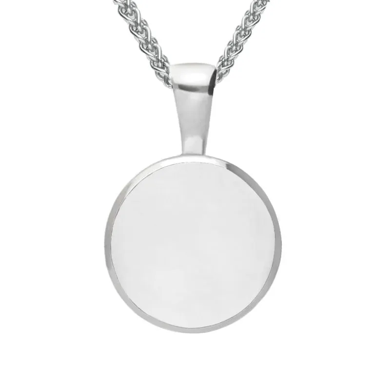 Sterling Silver Bauxite Heritage Round Necklace sold by Jura Watches