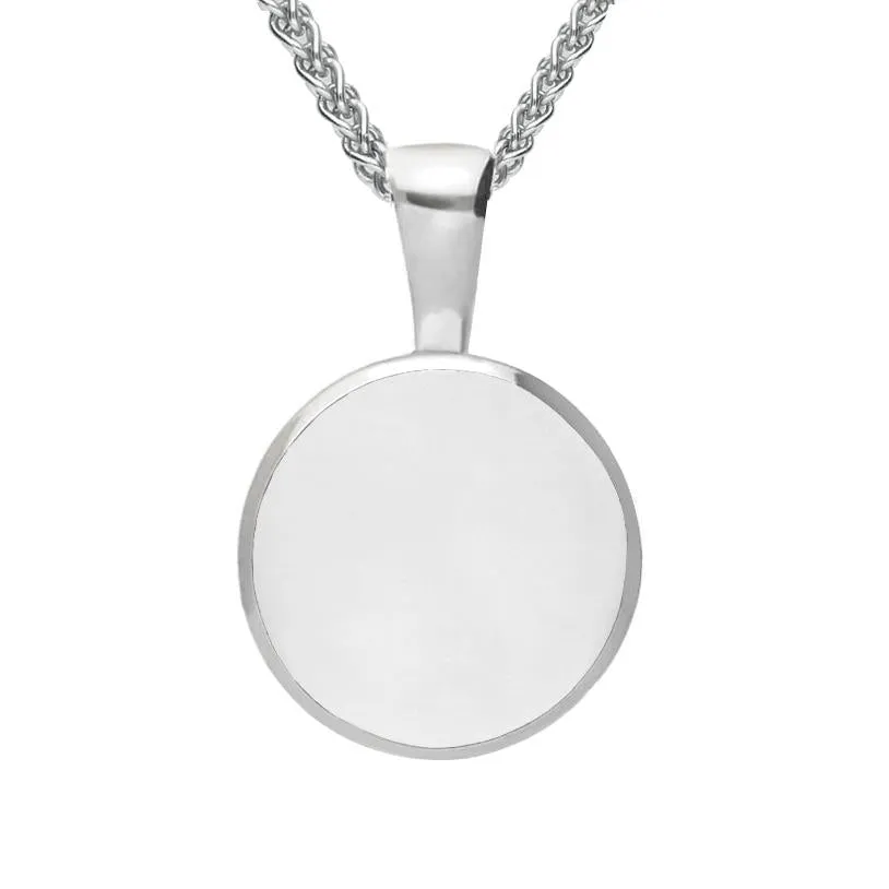 Sterling Silver Bauxite Heritage Round Necklace sold by Jura Watches